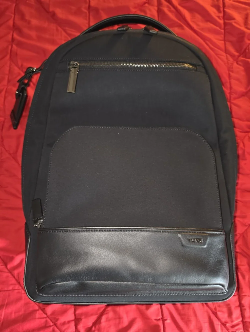 Tumi FIRE! NWOT! The Harrison Warren Backpack in Midnight Black. Sz OS. R2S!